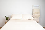 100% Gots Certified Organic Cotton Sheets For Cozy Sleep - Sateen Weave - Full Set Of Bedding Sheets & Pillowcases - 400 Threads